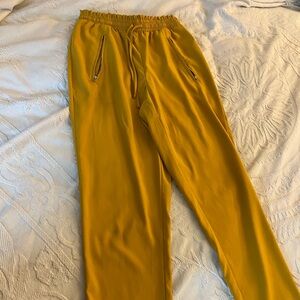 Forever 21 Mustard Drawstring Pants